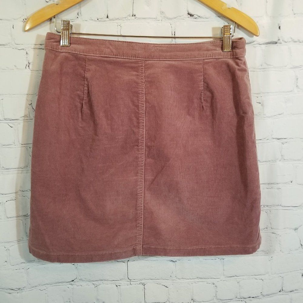 Mossimo Purple Corduroy Mini Skirt Size 12 - Picture 2 of 4